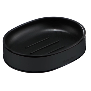 Jabonera de sobremesa acabado negro mate - Imagen 1