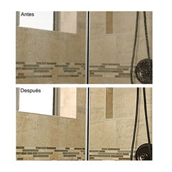 Limpiador patentado para eliminar la cal y manchas GLASS SCRUB 300 ml - Imagen 2