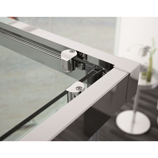 Mampara angular de ducha plata brillo modelo Kios - Imagen 2