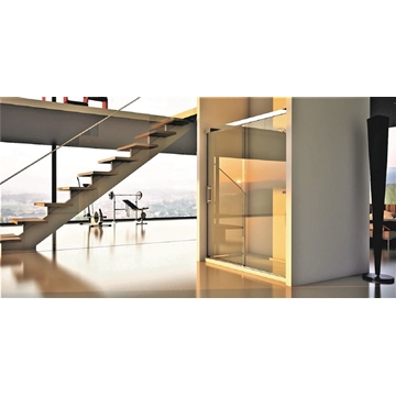 Mampara de ducha 1 fija + 1 corredera modelo Vereda - Imagen 1