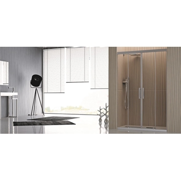 Mampara de ducha 2 fijas + 2 correderas modelo Bejar - Imagen 1