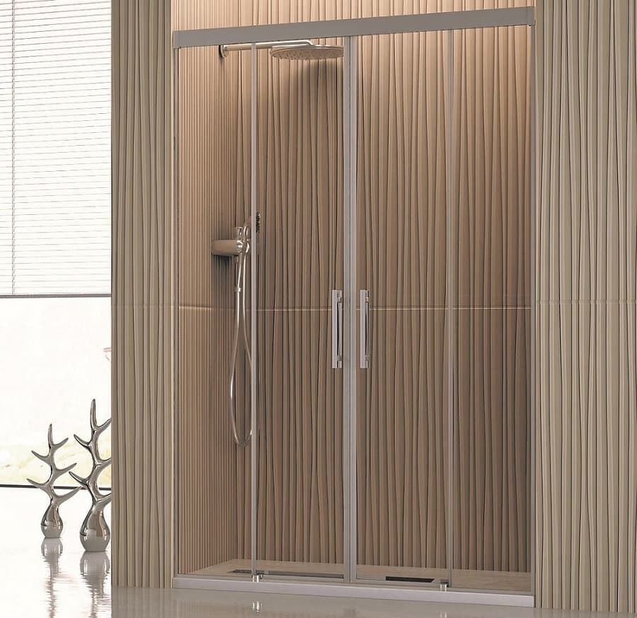 Mampara de ducha 2 fijas + 2 correderas modelo Bejar - Imagen 2