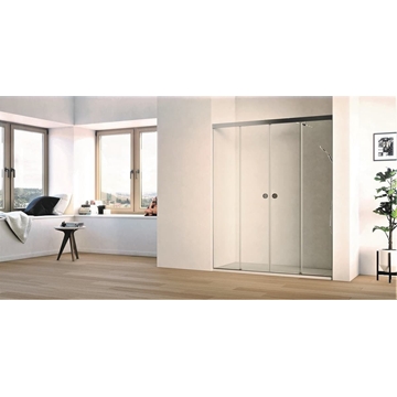 Mampara de ducha 2 fijas + 2 correderas modelo Nevada - Imagen 1