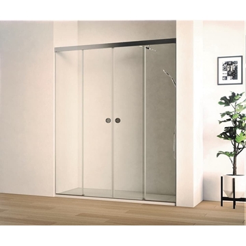 Mampara de ducha 2 fijas + 2 correderas modelo Nevada - Imagen 2