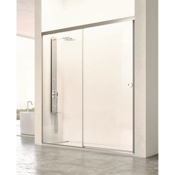 Mampara de ducha frontal1 fija + 1 corredera modelo NIVAR - Imagen 1