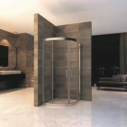 Mampara de ducha semicircular modelo Ronda N - Imagen 1