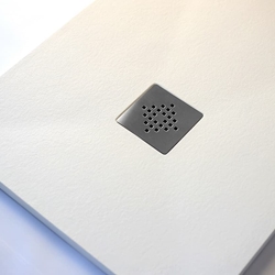 Pack - 4 - Plato de ducha resina + Mampara ducha hoja fija FRESH Kassandra - Imagen 2