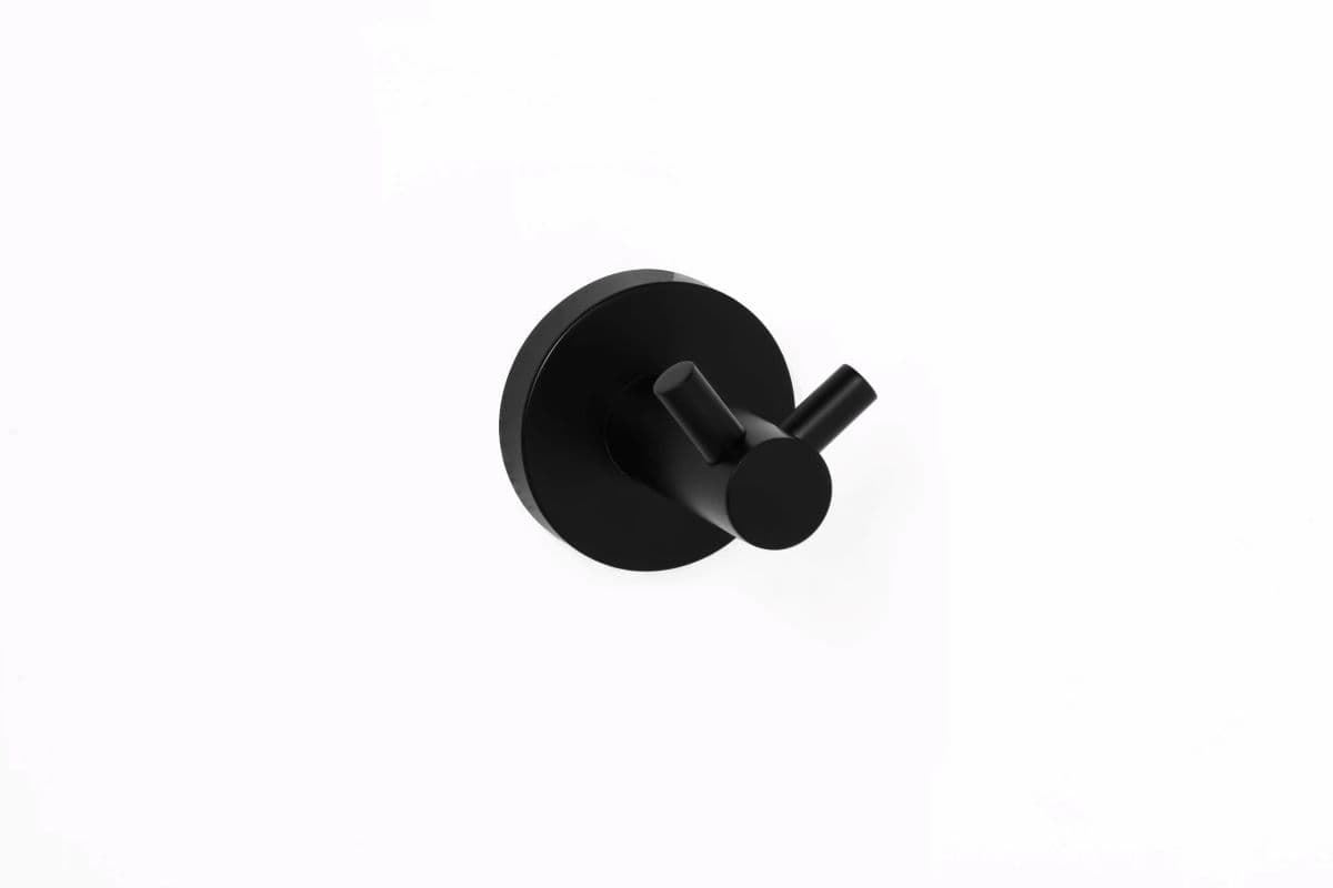 Percha doble serie NEO acabado negro mate - Imagen 1