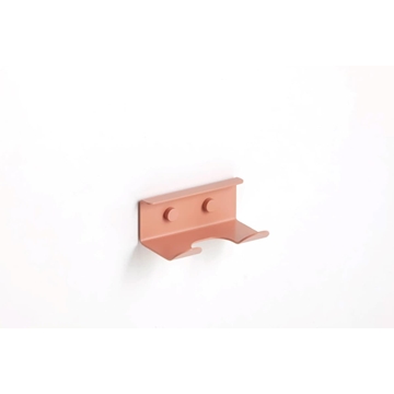 Percha doble serie SLIM acabado terracota - Imagen 1