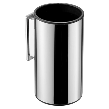 Portacepillos de pared serie NEO acabado cromo - Imagen 1