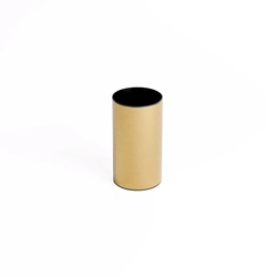 Portacepillos de sobremesa acabado oro cepillado - Imagen 1