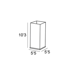 Portacepillos de sobremesa serie SINTOR acabado cromo - Imagen 2