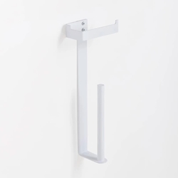 Portarrollos con reserva serie SLIM blanco mate - Imagen 1