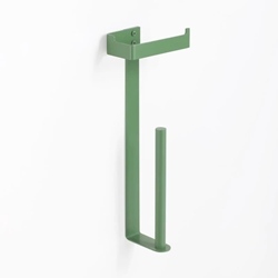 Portarrollos con reserva serie SLIM verde reseda - Imagen 1