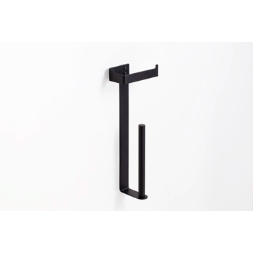 Portarrollos con reserva serie YASS negro mate - Imagen 1