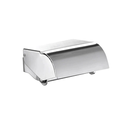 Portarrollos con tapa serie BASSIC acabado cromo - Imagen 1