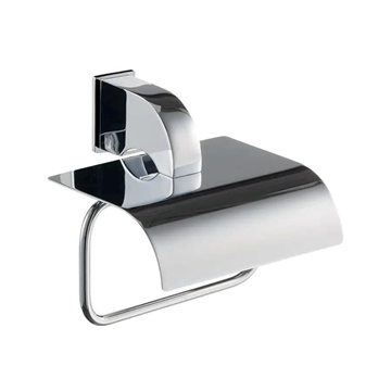 Portarrollos con tapa serie LYS acabado cromo - Imagen 1