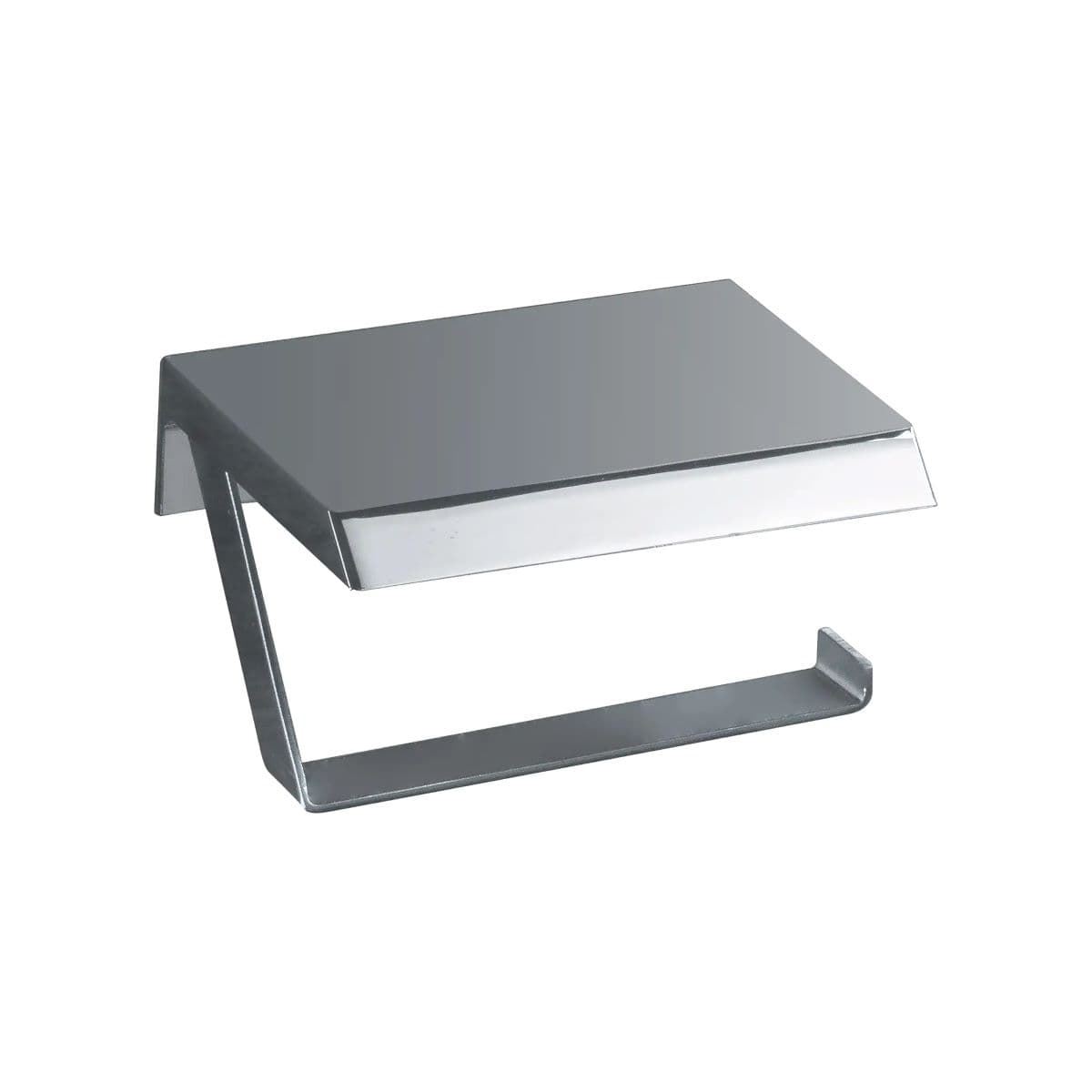 Portarrollos con tapa serie MARINA acabado cromo - Imagen 1