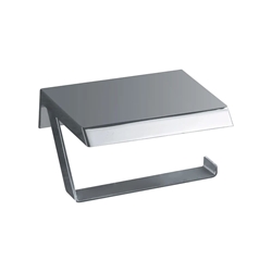 Portarrollos con tapa serie MARINA acabado cromo - Imagen 1