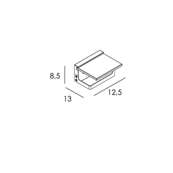 Portarrollos con tapa serie NATURA acabado madera y cromo - Imagen 2