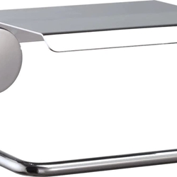 Portarrollos con tapa serie PUNT acabado cromo - Imagen 1