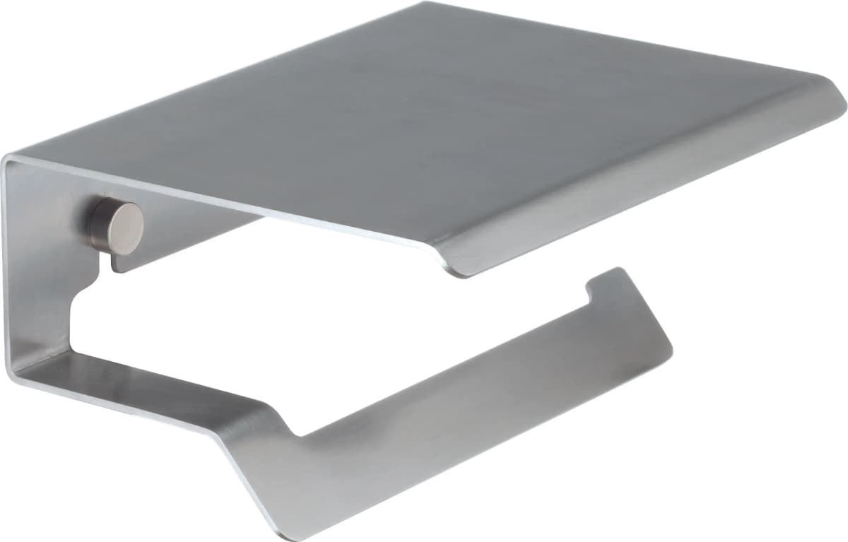 Portarrollos con tapa serie SLIM inox cepillado - Imagen 1