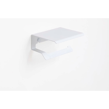 Portarrollos con tapa serie YASS acabado blanco mate - Imagen 1