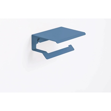 Portarrollos con tapa tapa serie SLIM azul atlántico - Imagen 1