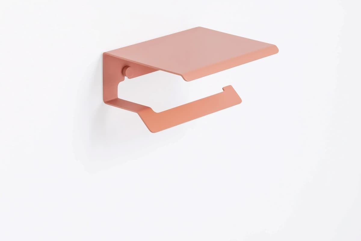 Portarrollos con tapa tapa serie SLIM terracota - Imagen 1