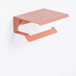 Portarrollos con tapa tapa serie SLIM terracota - Imagen 1