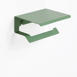 Portarrollos con tapa tapa serie SLIM verde reseda - Imagen 1