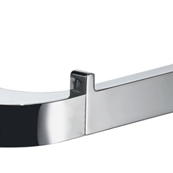 Portarrollos sin tapa serie LYS acabado cromo - Imagen 1