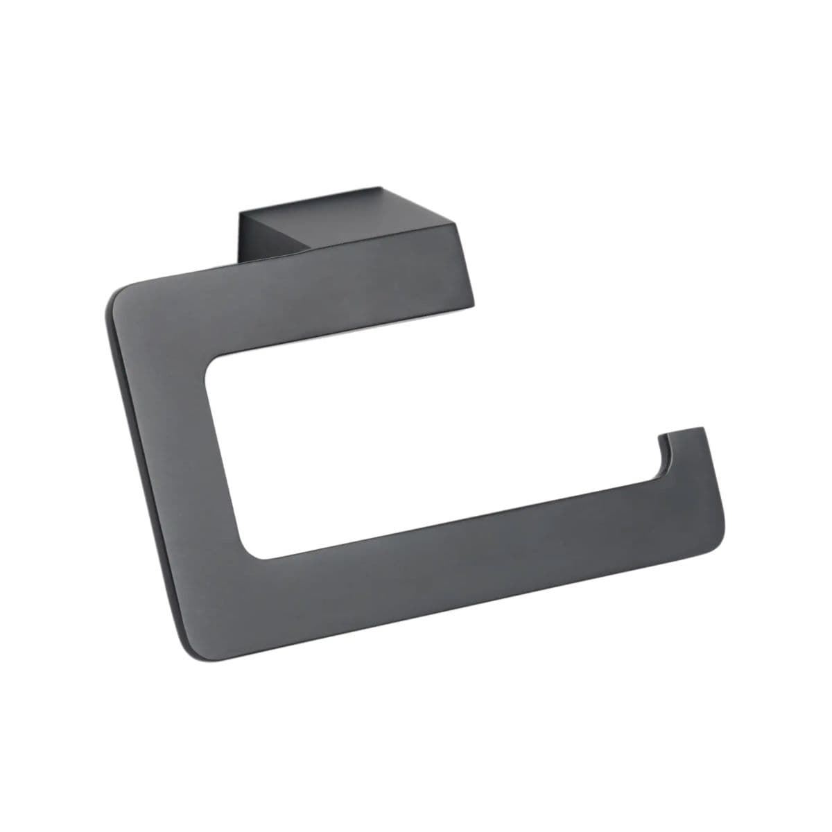 Portarrollos sin tapa serie MARINA acabado negro mate - Imagen 1