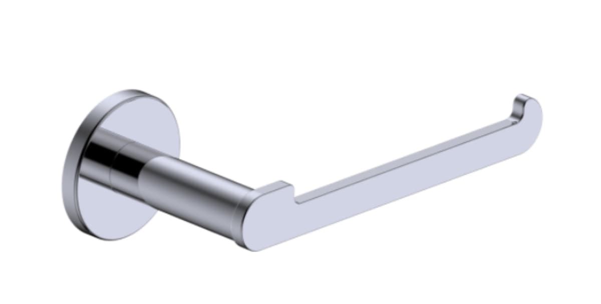 Portarrollos sin tapa serie PRACTIC acabado cromo - Imagen 1