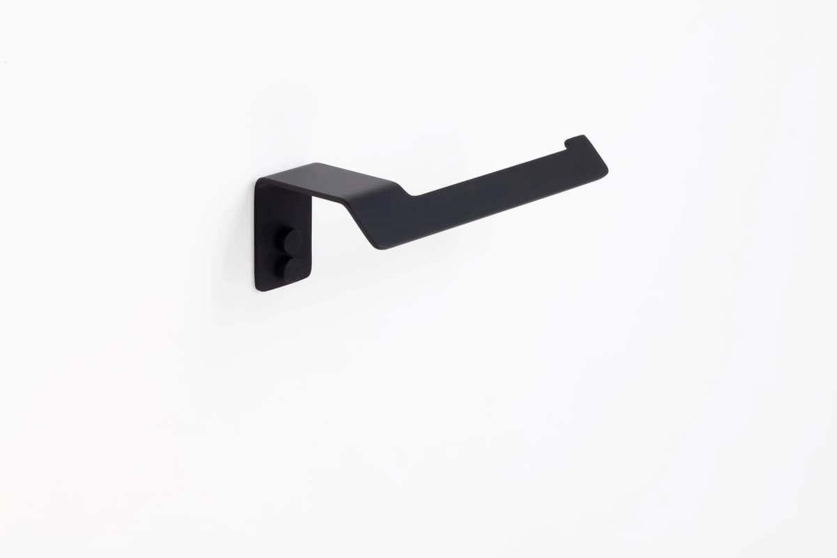 Portarrollos sin tapa serie SLIM negro mate - Imagen 1