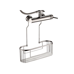 Rejilla jabonera a grifo acabado cromo - Imagen 1