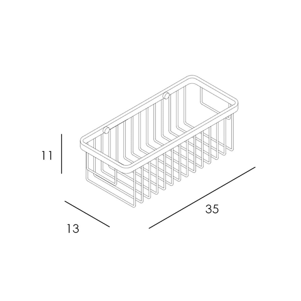 Rejilla jabonera acabado cromo - Imagen 2