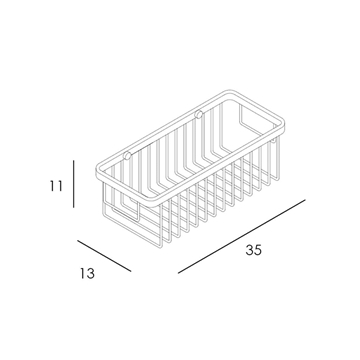Rejilla jabonera acabado cromo - Imagen 2