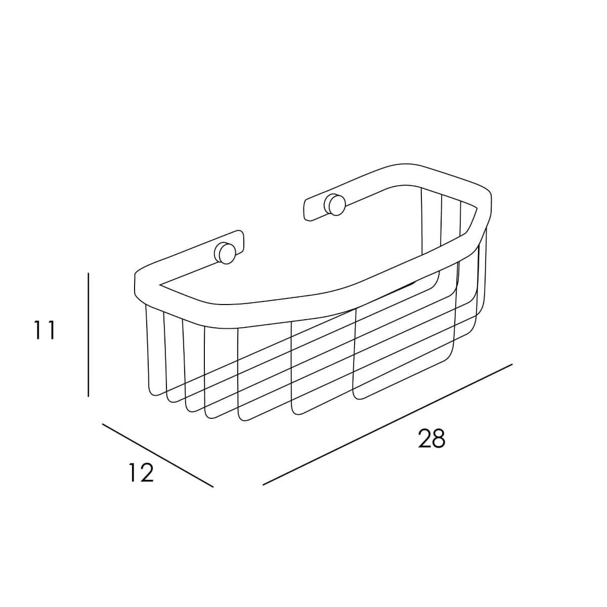Rejilla jabonera acabado negro mate - Imagen 2