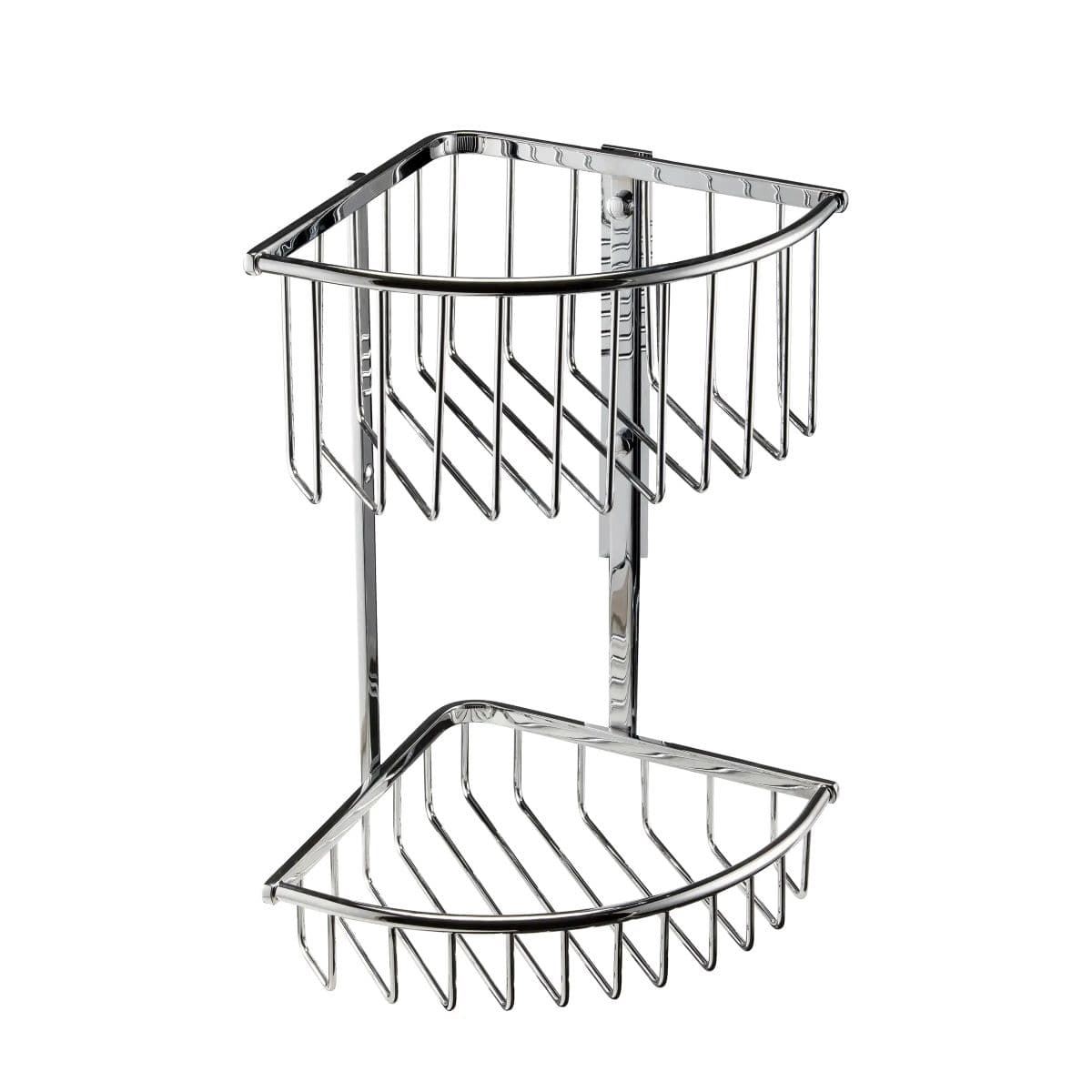 Rejilla jabonera doble acabado cromo - Imagen 1