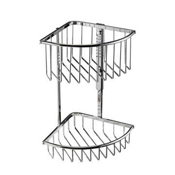 Rejilla jabonera doble acabado cromo - Imagen 1