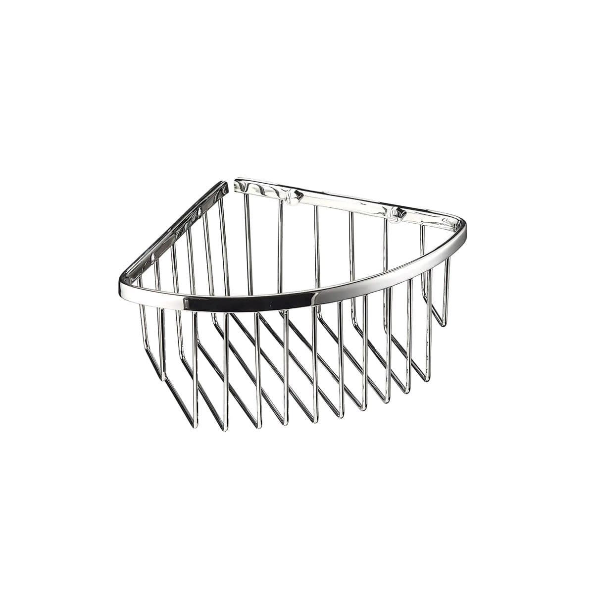 Rejilla jabonera esquinera acabado cromo - Imagen 1