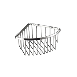 Rejilla jabonera esquinera acabado cromo - Imagen 1