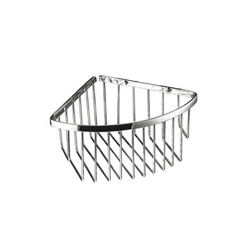 Rejilla jabonera esquinera acabado cromo - Imagen 1