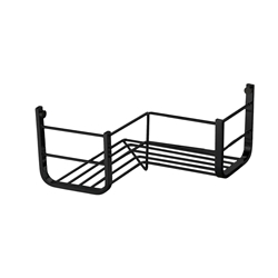 Rejilla jabonera esquinera acabado cromo - Imagen 1