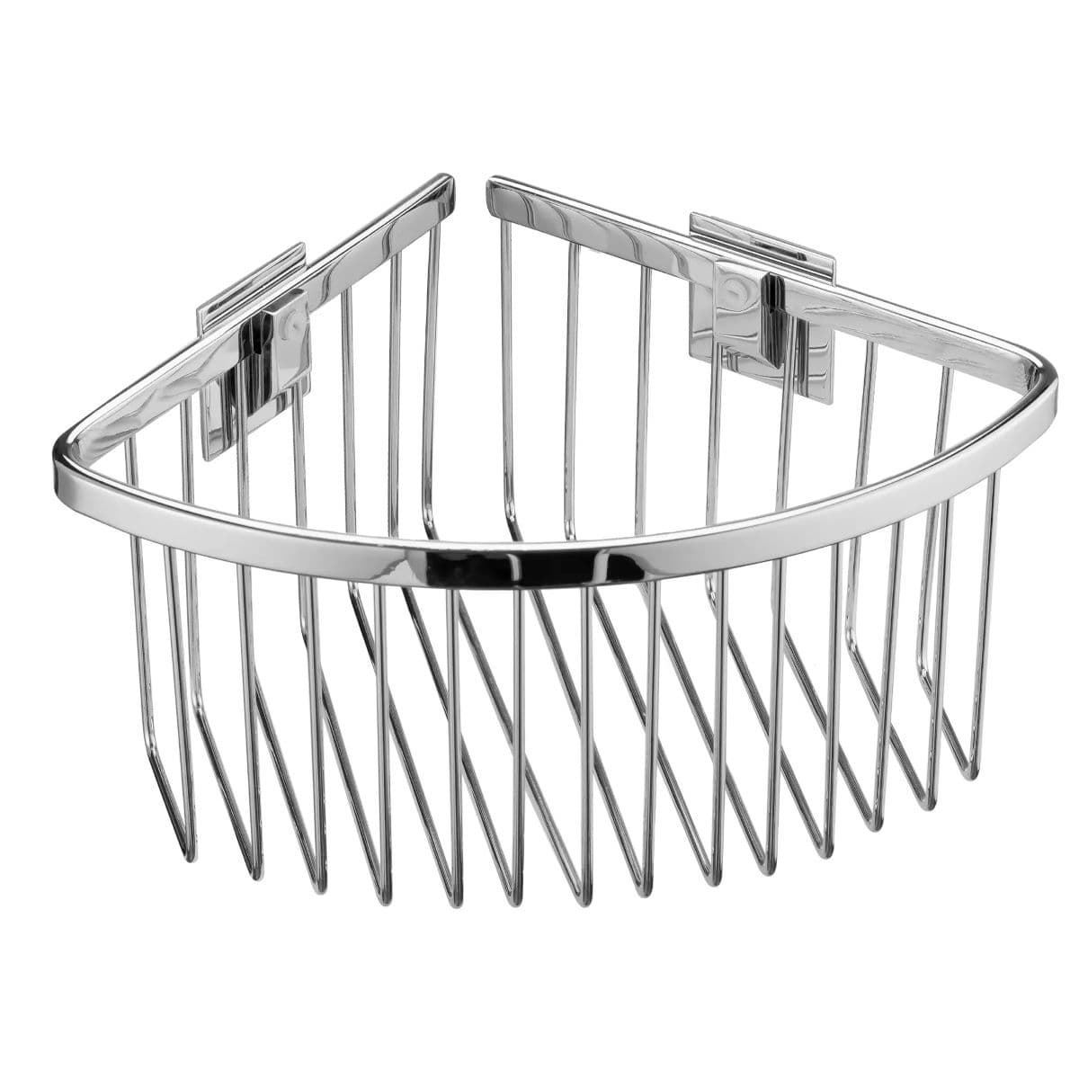 Rejilla jabonera esquinera acabado inox cepillado - Imagen 1