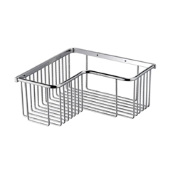 Rejilla jabonera rinconera acabado cromo - Imagen 1