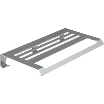 Repisa con toallero y perchas serie SLIM acabado inox cepillado - Imagen 1