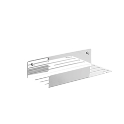 Repisa de ducha con percha acabado pulido brillo - Imagen 1