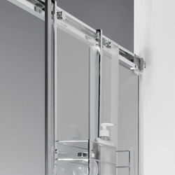 Repisa para mampara acabado cromo - Imagen 1